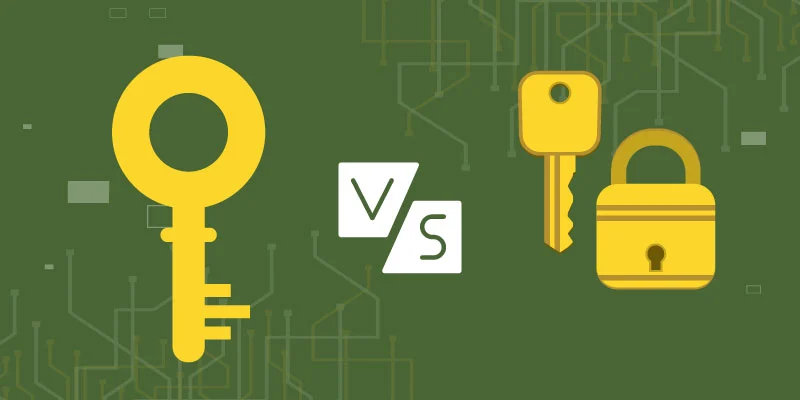 Public key vs private key with padlock, symbolizing cryptocurrency for beginners security and encryption